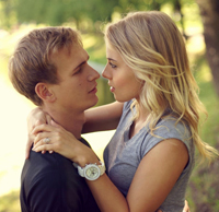 embracing