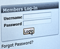 log in