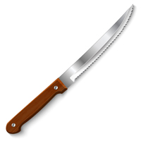 serrated