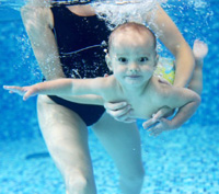 swimming