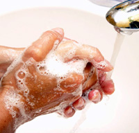 washing of one’s hands